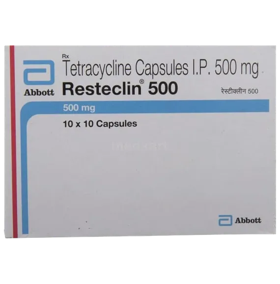 resteclin 500mg capsule 10's